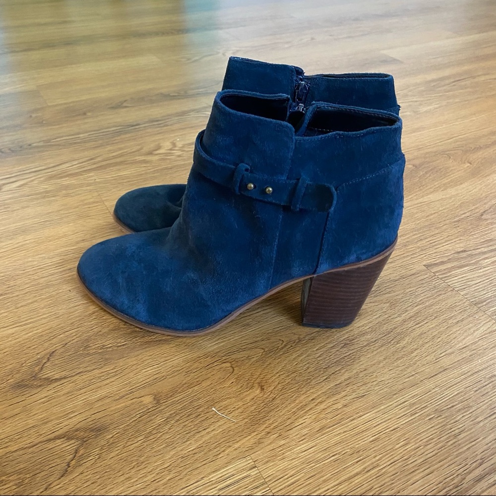 Sole Society Navy Booties